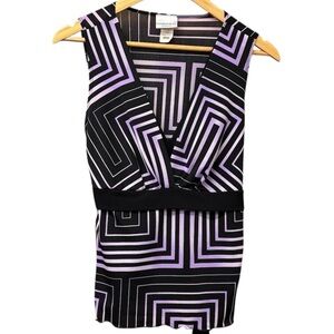 y2k retro empire waist top w/ ties in back, small